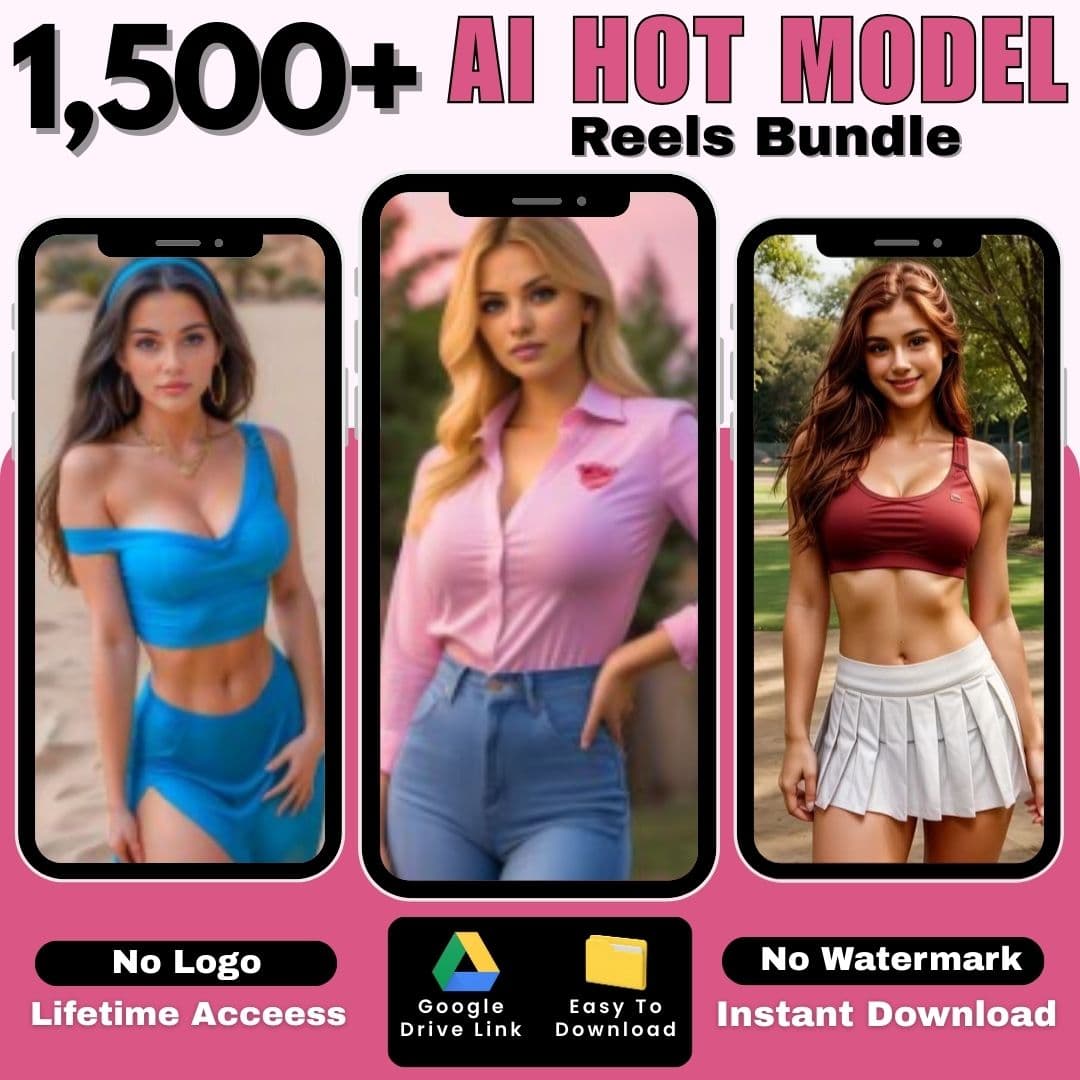 1500+ AI Hot Model Reels Bundle