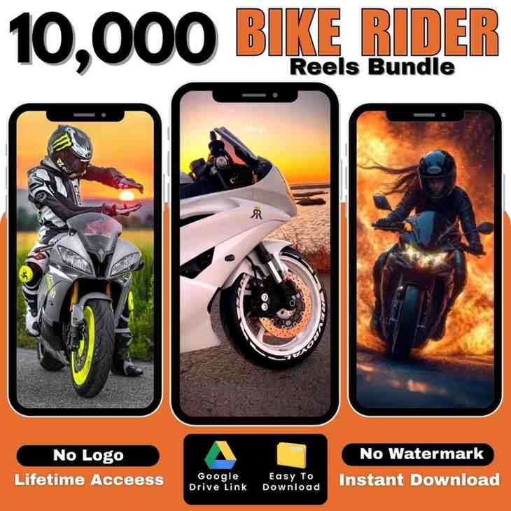 10000+ Bike Rider Reels Bundle