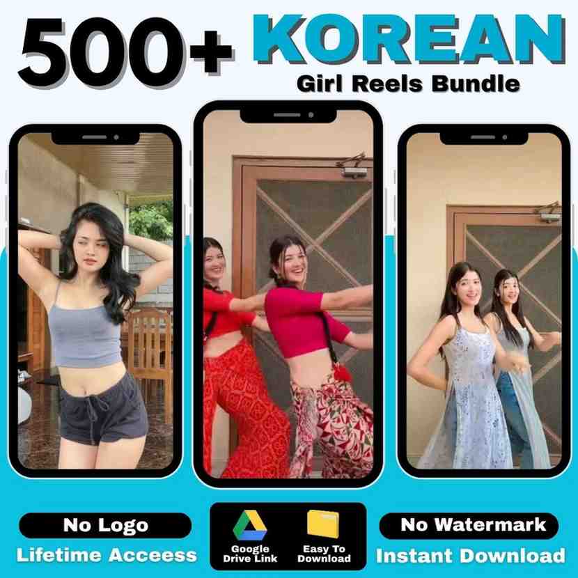 500+ Korean Girls Reels Bundle