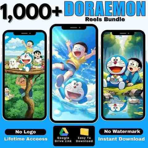 1000+ Doraemon Reels Bundle