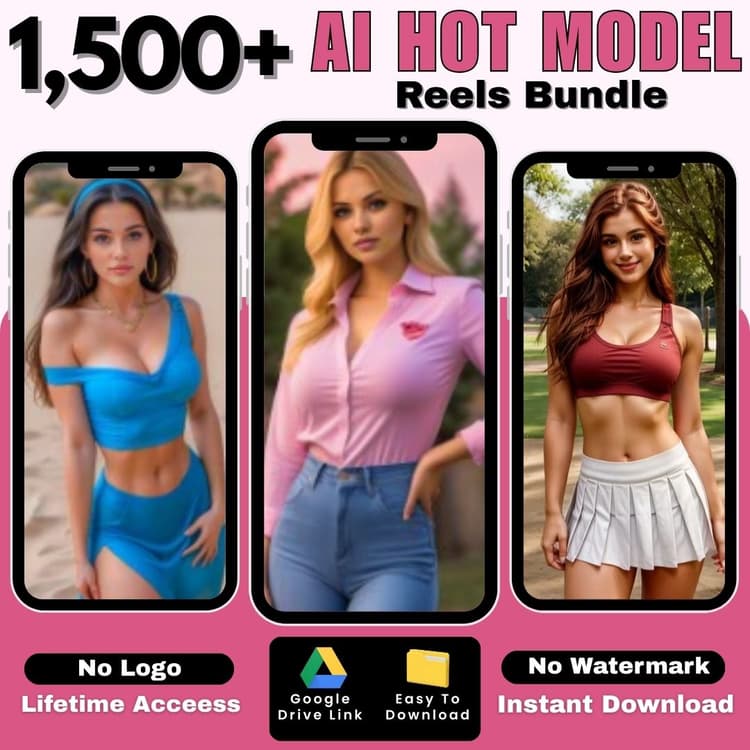 1500+ AI Hot Model Reels Bundle