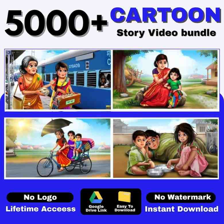 5000+ Cartoon Story Video Bundle
